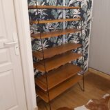 Large string shelf on vintage foot