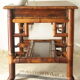 Old colonial style bamboo desk