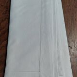 Antique white granite cotton tablecloth 135 x 145 cm