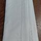 Antique white granite cotton tablecloth 135 x 145 cm