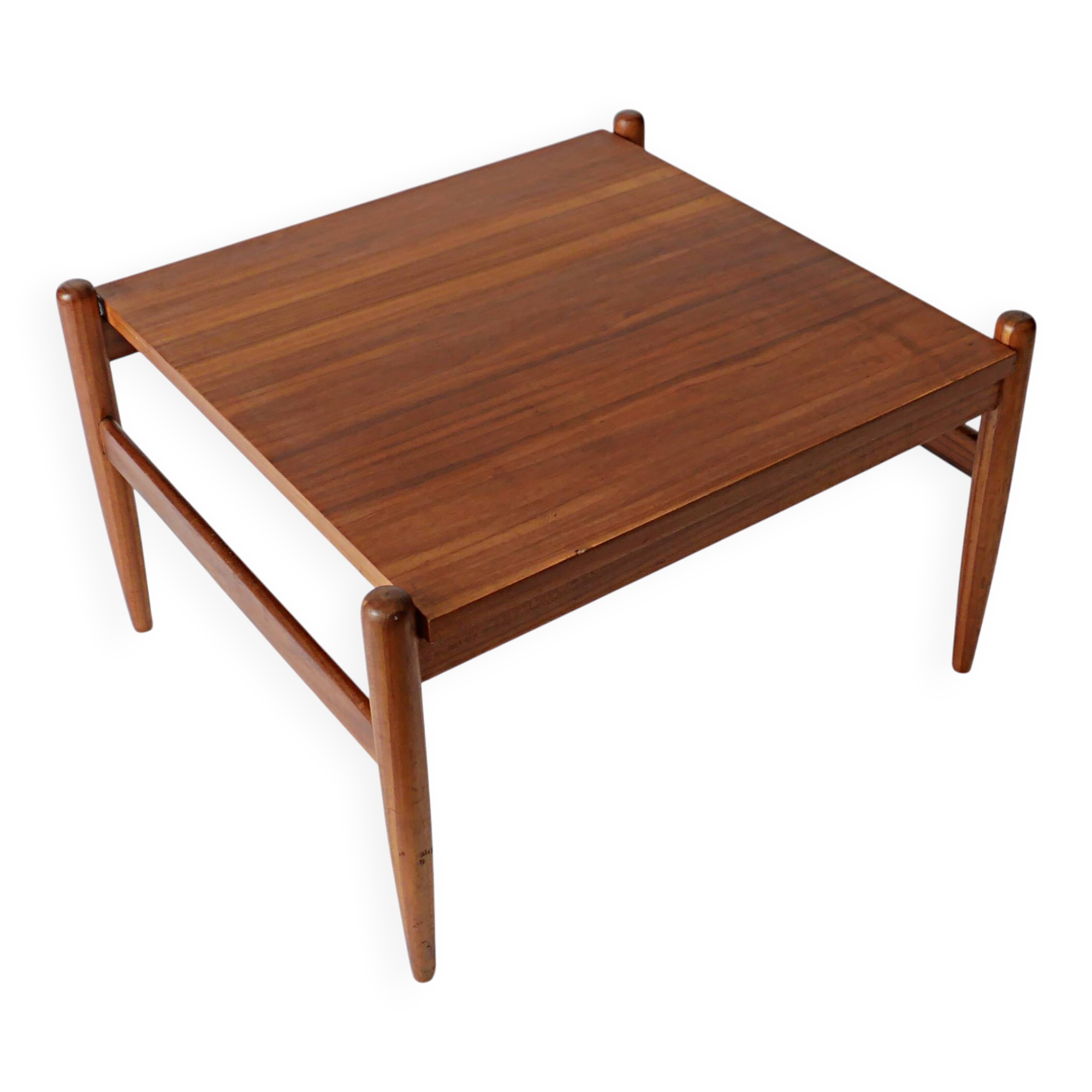 Table basse scandinave en teck Alf Svensson, années 60-70