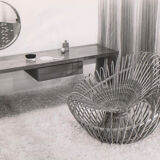 Bamboo and wicker armchair by Janine Abraham & Jan Dirk Rol 1958