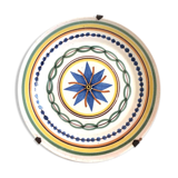 Nevers or Auxerrois, earthenware plate around 1800