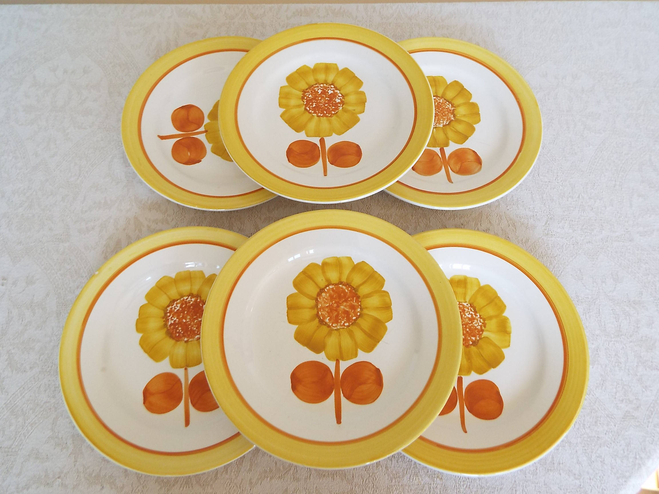 6 DIGOIN dessert plates