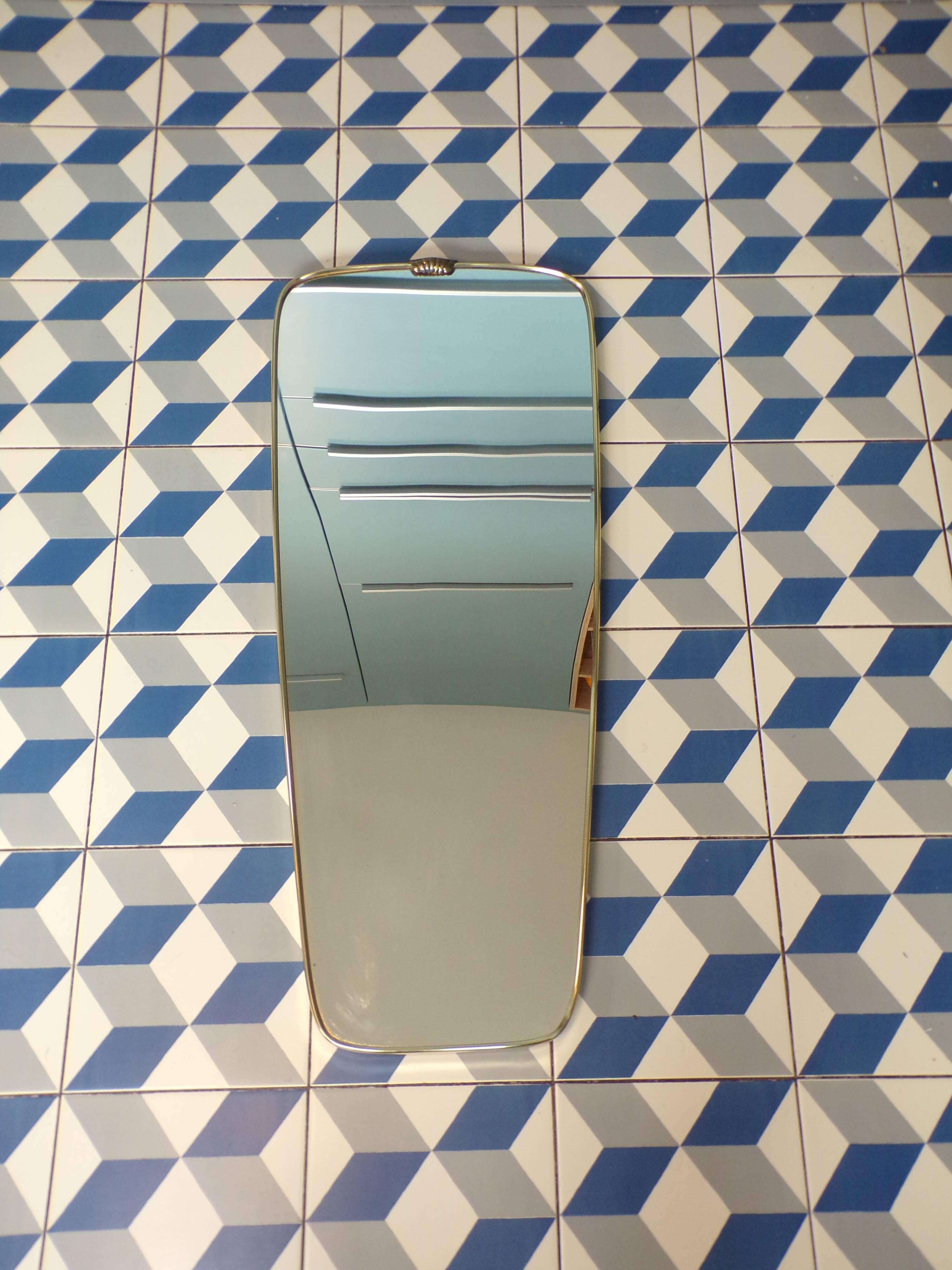 Miroir forme libre 32,5X78cm