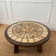 Table basse herbiers vintage