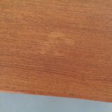 Vintage Danish Curved Teak Desk, 1960s