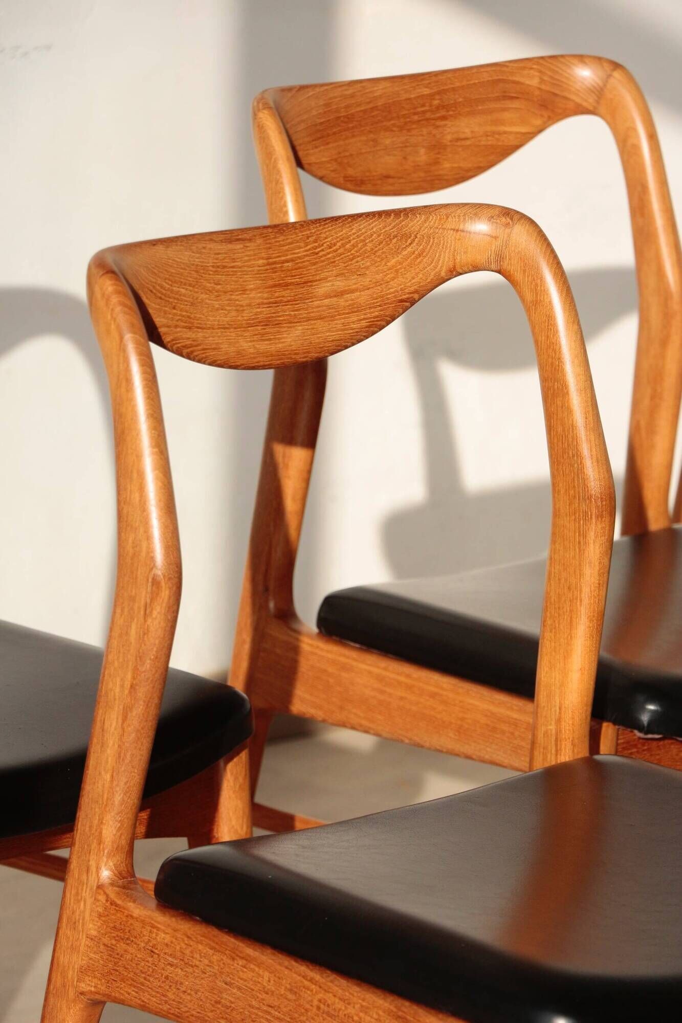Set of 6 Vintage Scandinavian Teak Chairs – 1960s