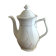 Vintage ceramic coffee maker pink Flemish decoration