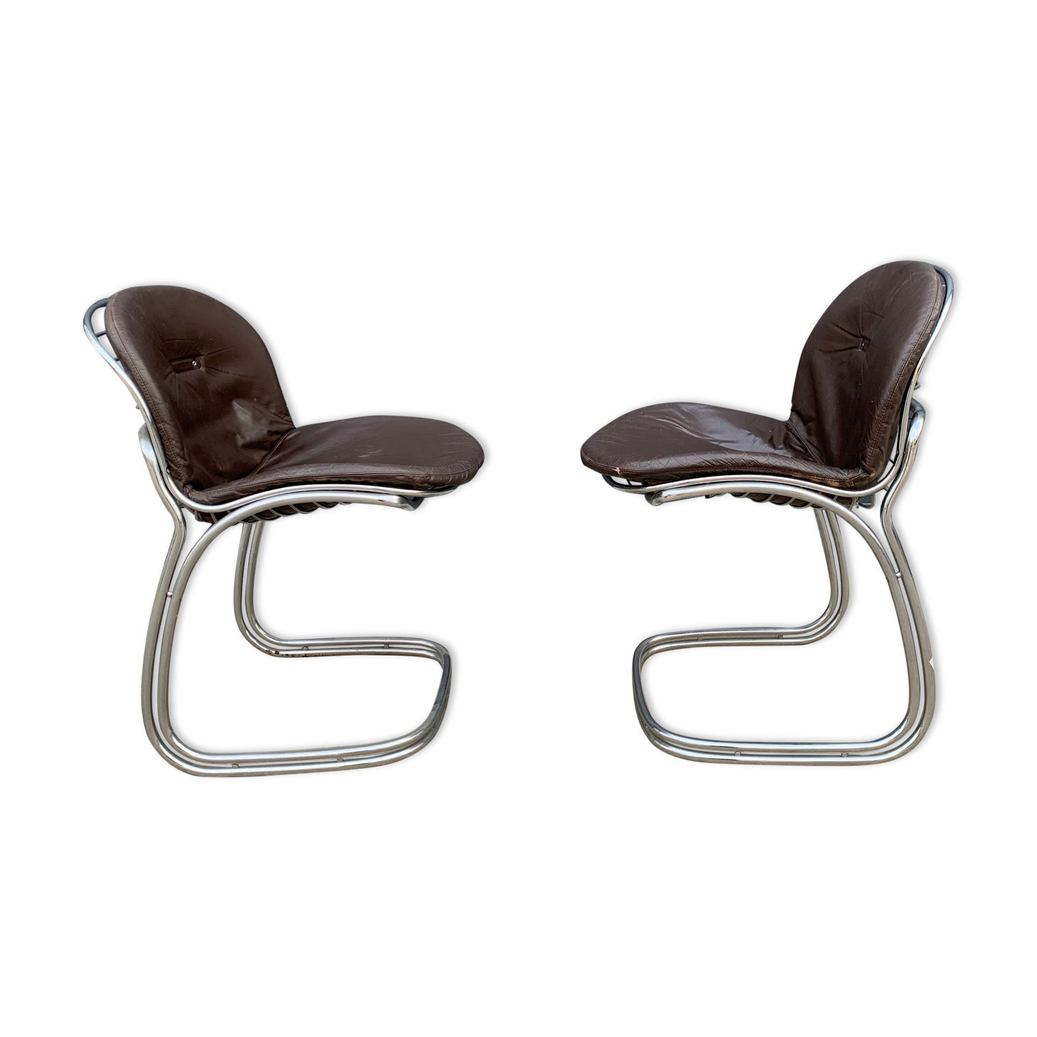 Pair of chairs Gastone Rinaldi 1970