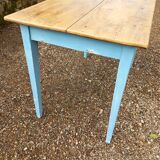 Old antique wooden bistro table