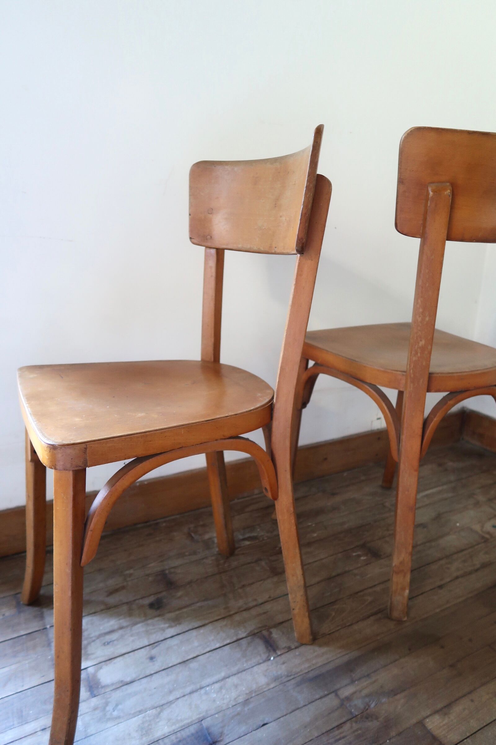 Lot de 2 chaises bistrot Baumann