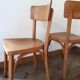 Lot de 2 chaises bistrot Baumann