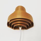 Wooden wall lamp