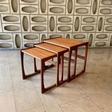 English trundle tables, Quadrille model by G-Plan