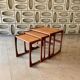 English trundle tables, Quadrille model by G-Plan
