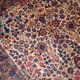 Handmade antique Persian Kerman rug 128cm x 210cm 1920s