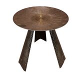 Large modernist candlestick for a large candle, Germany, 1970s.