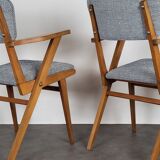 Pair of Scandinavian bridge armchairs from the 1960s.