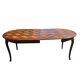Extendable table in Louis XV style in oak (2 extensions)