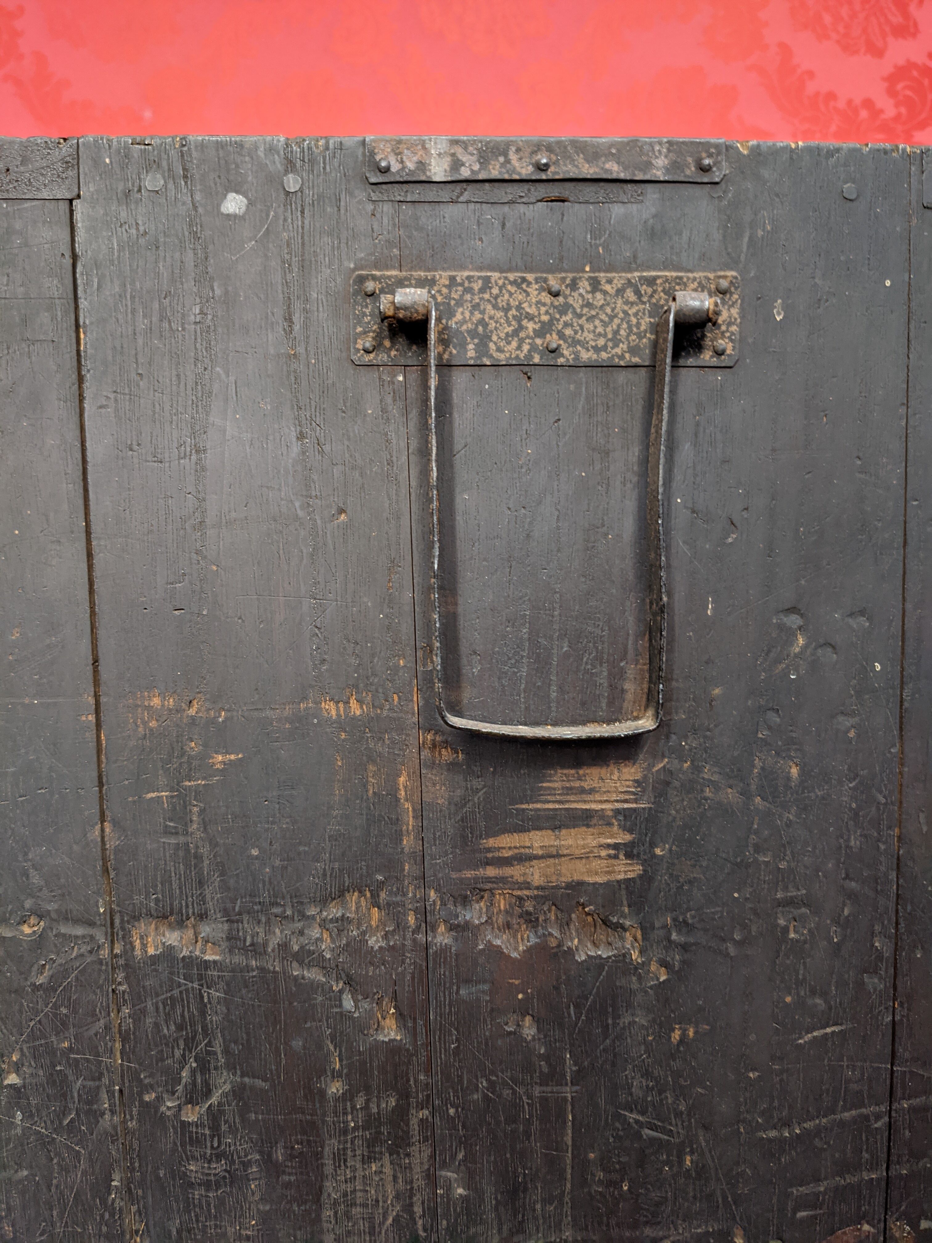 Tansu linen chest of drawers, japan, wabi sabi style, early nineteenth