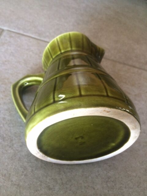 Ceramic green pitcher
