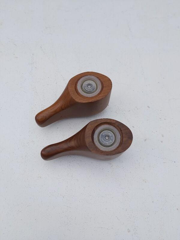 Salière poivrière en teck scandinave