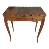Dressing table mid-xxth style louis xv wood inlaid