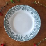 Old Earthenware Plate Moulin des Loups & Hamage Wilbur Model