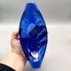 6 vintage LUMINARC France cobalt blue ice cream cups, "gourmet" model