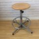 Industrial stool adjusted height