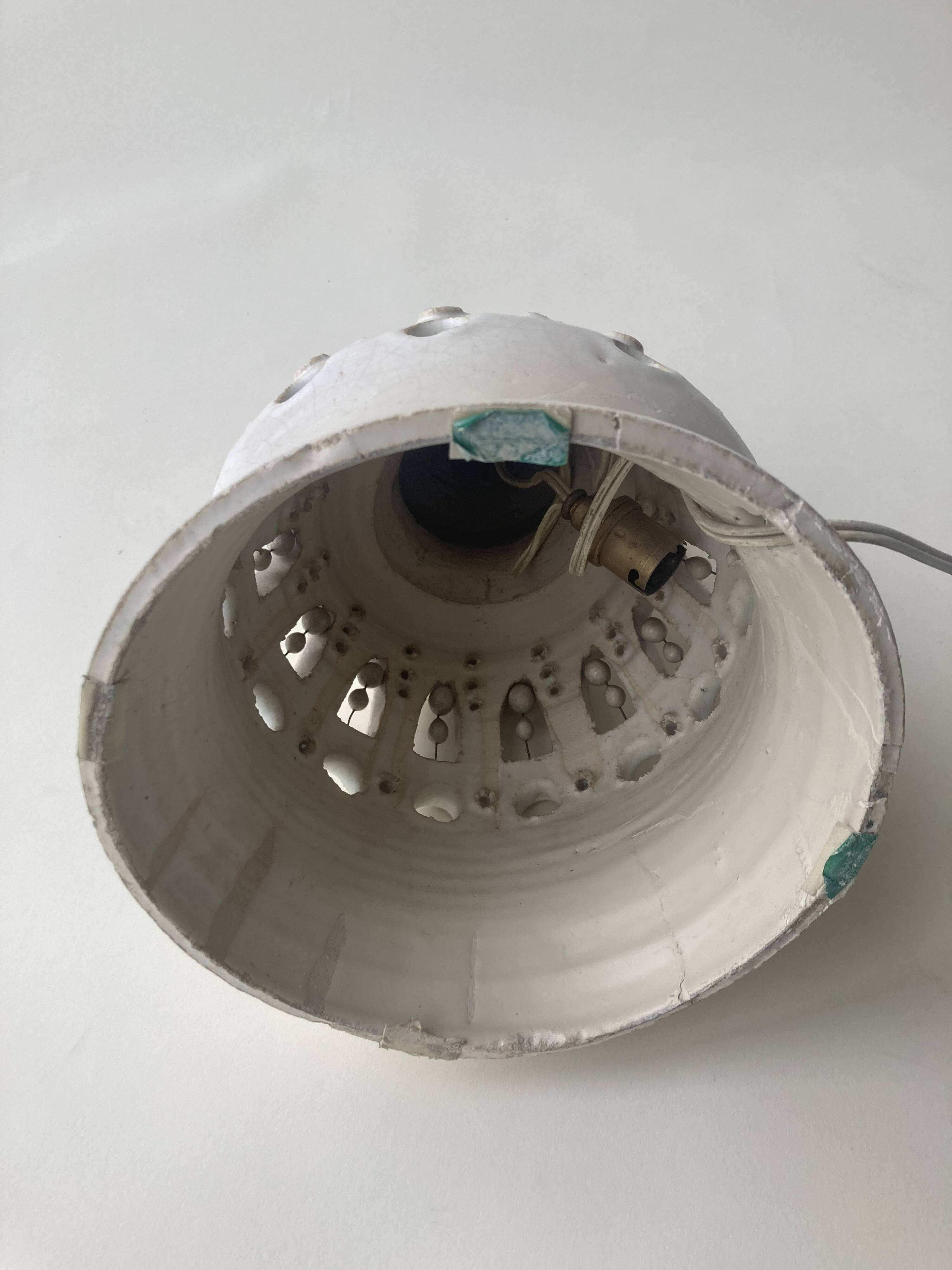 Georges Pelletier Ceramic Lamp 1960