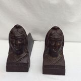Old pair of iron channels