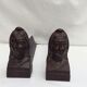 Old pair of iron channels
