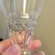 5 old glasses 1930 Verrerie Doyen Belgium model Lido faceted