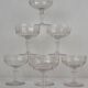 6 coupes à champagne en cristal
