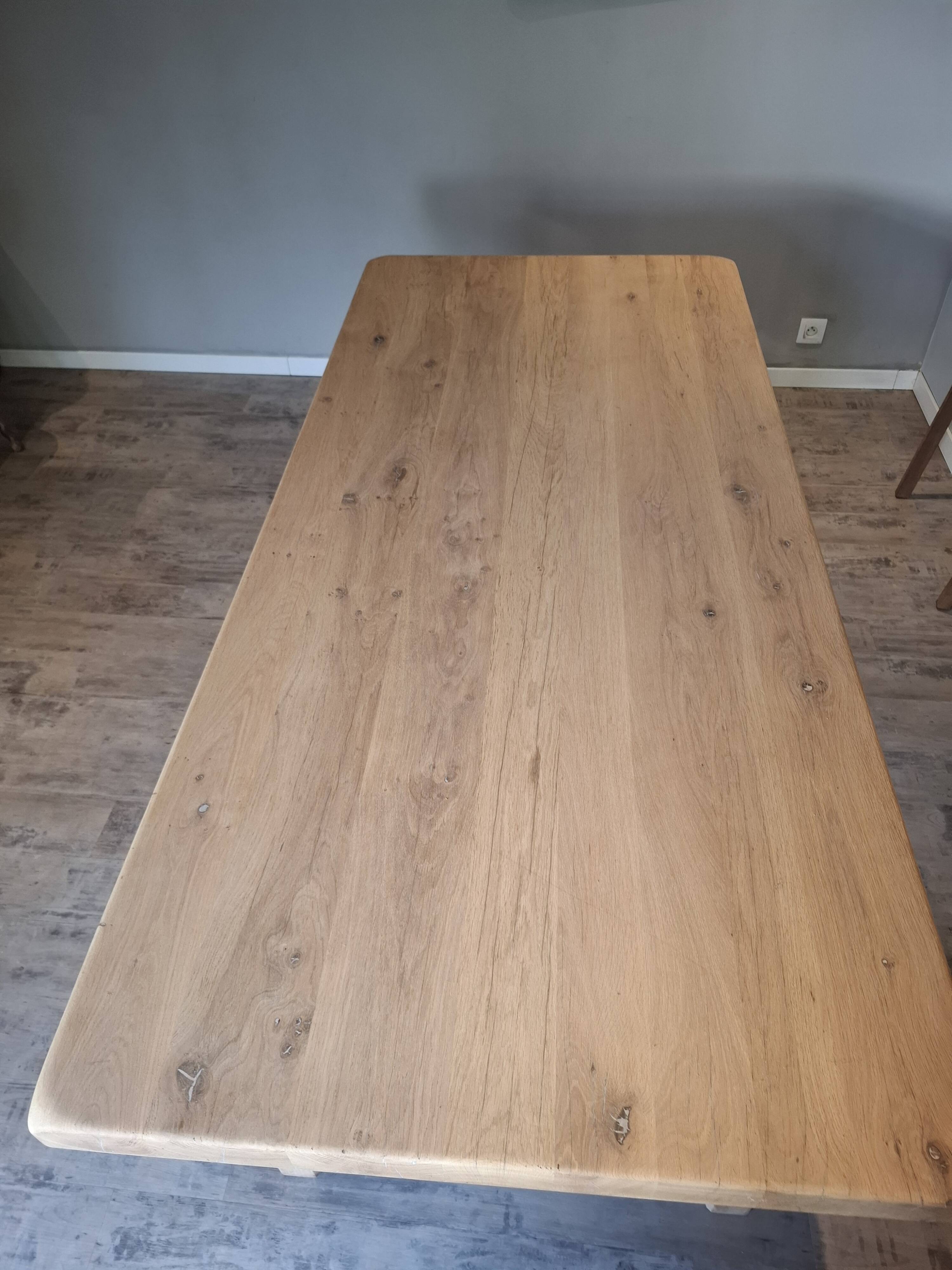 Renovated farmhouse table with extensions