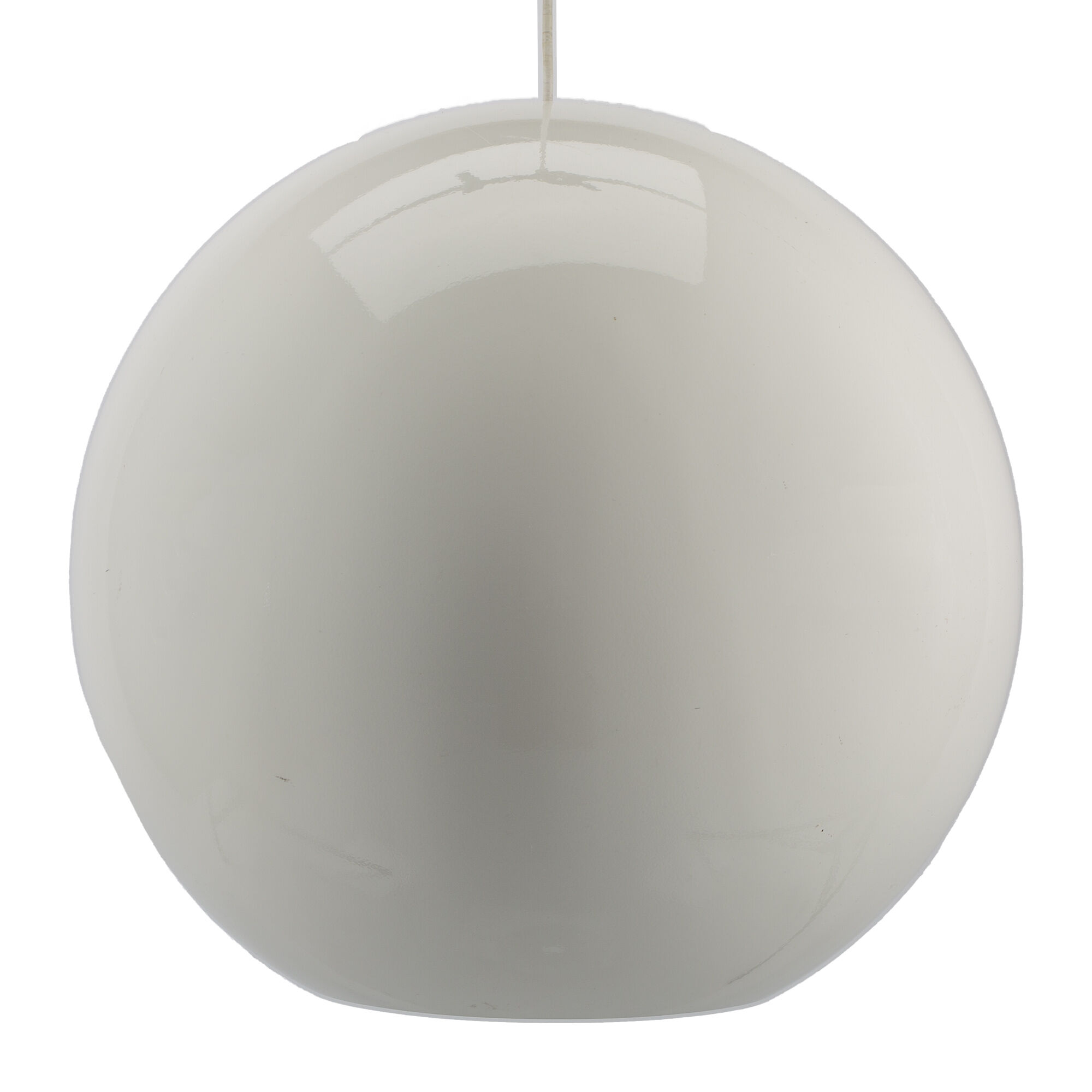Giant white polyester ball pendant lamp