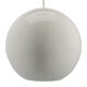 Suspension boule en polyester blanc