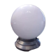 Old ceiling lamp/wall lamp white opaline globe Ø 15 cm Art Deco 1930 TBE