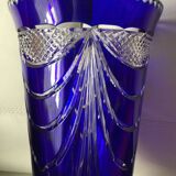 Vase Bleu  En Cristal De VIP