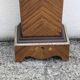 Vintage column in rosewood and bronze marquetry, mid-century