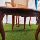 Magnificent Set of 3 Vintage Louis XV Chairs in Carved Solid Wood and Cane