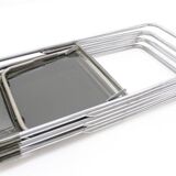 Set of three folding mid-century chairs from Sweden, 1970s