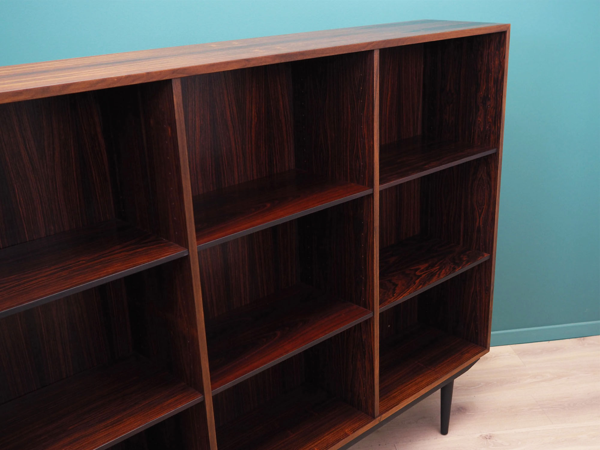 Rosewood bookcase, Danish design, 1960s, manufactured by Duba Møbelindustri