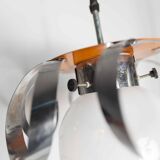 Murano glass globe pendant light, Maazzega edition, Italian design