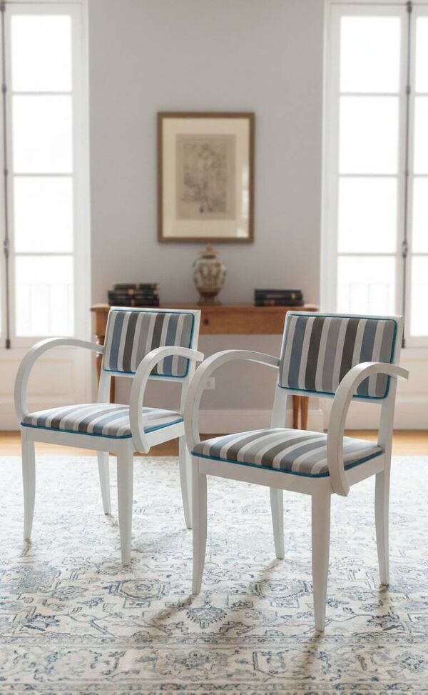 Paire de fauteuils bridge