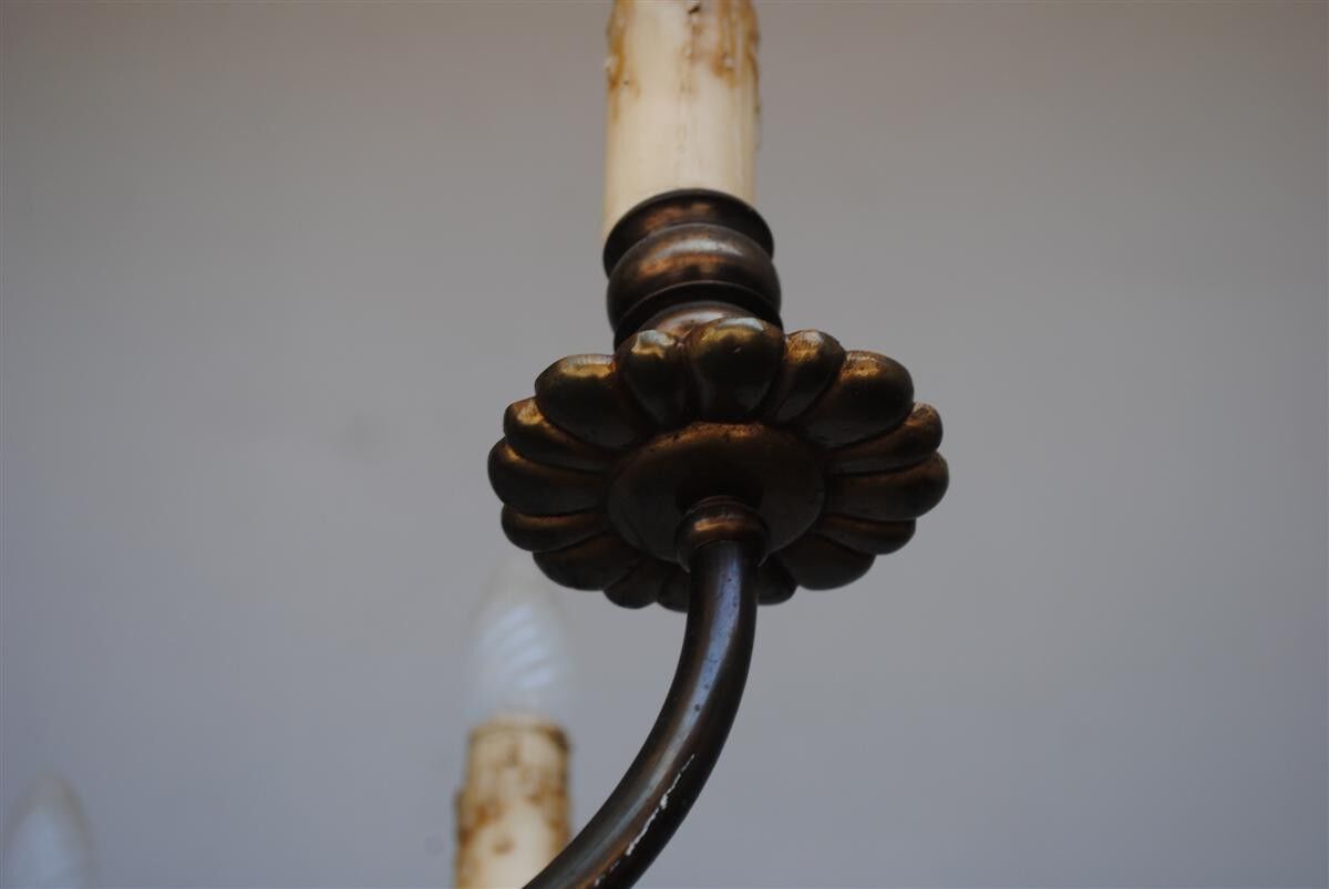 Chandelier style Dutch copper 10 lights