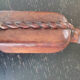 Carafe covered with leather