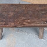 Small rustic bench